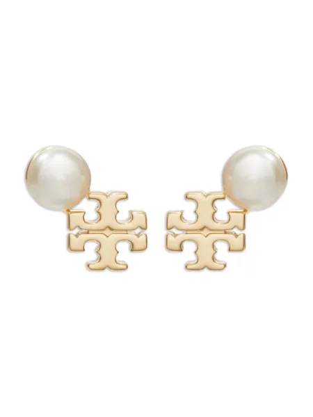 Kolczyki Tory Burch żółte