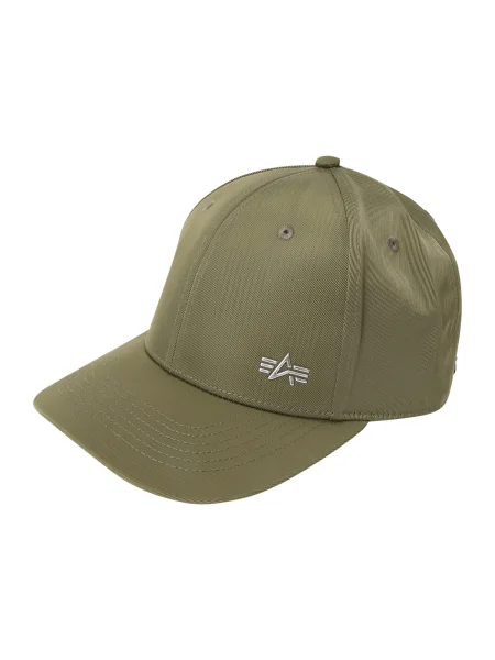 Kapa s šiltom Alpha Industries zelena