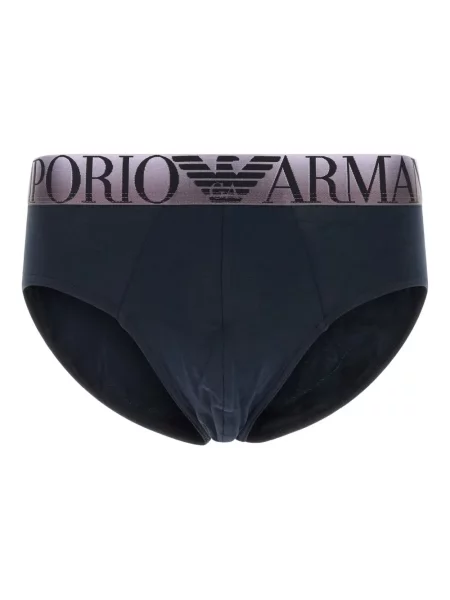 Chiloți briefs Emporio Armani cu imagine albastru