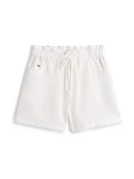 Tommy Jeans Pantaloni ESSENTIAL' alb