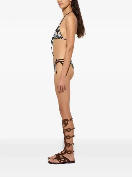 Top Pucci cu imagine verde