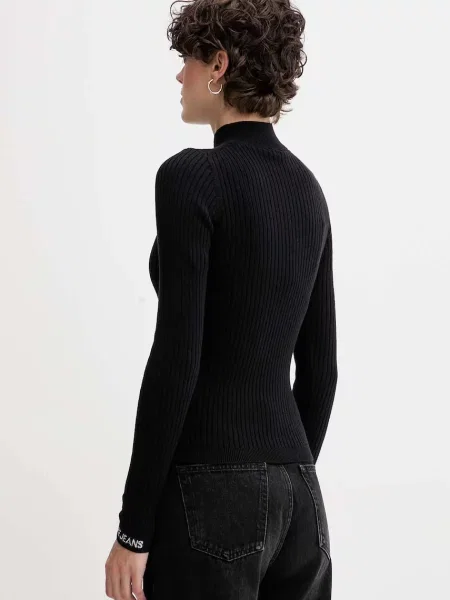 Svetr Pepe Jeans dámský s pologolfem černá