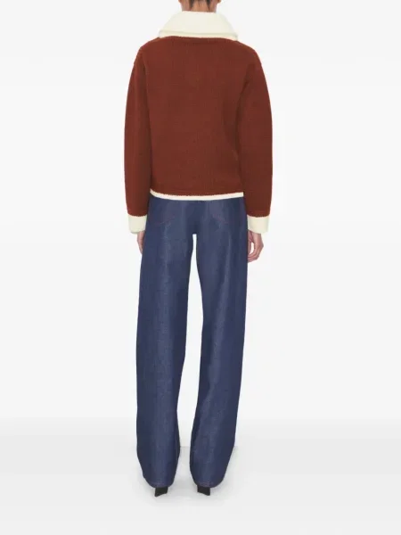 Blugi Tory Burch cu 5 buzunare albastru