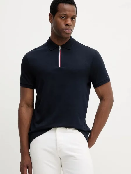 Tricou polo Tommy Hilfiger negru
