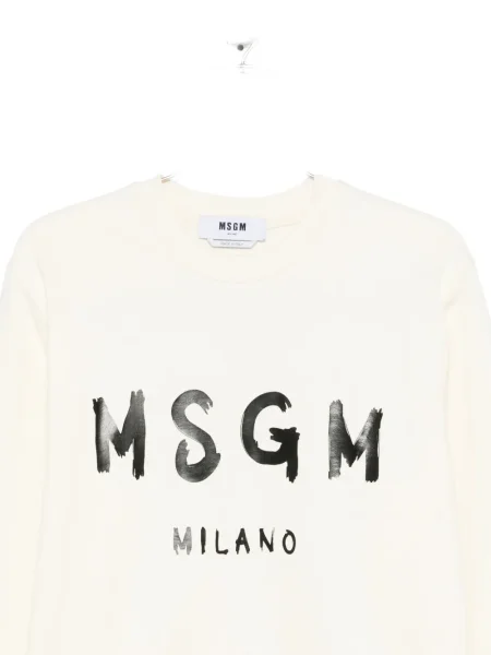 Hanorac Msgm cu imagine alb