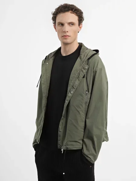 Emporio Armani Демісезонна куртка зелений