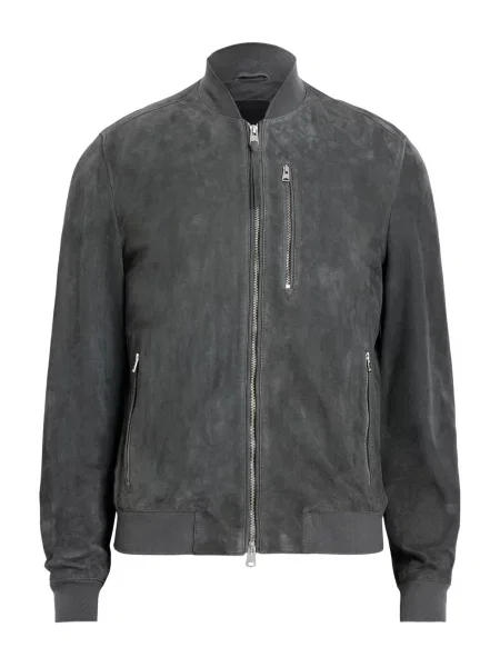AllSaints bomber jakna siva