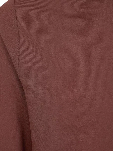 Lung tricou polo Zanone maro
