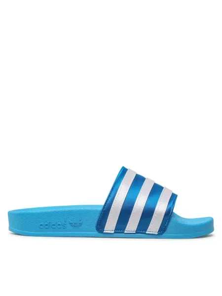 Klapki adidas niebieskie