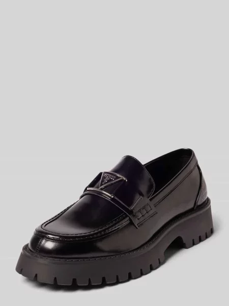 Guess Loafersy FMFGOR czarny