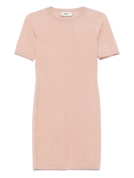 Rochie mini Fendi de costum roz
