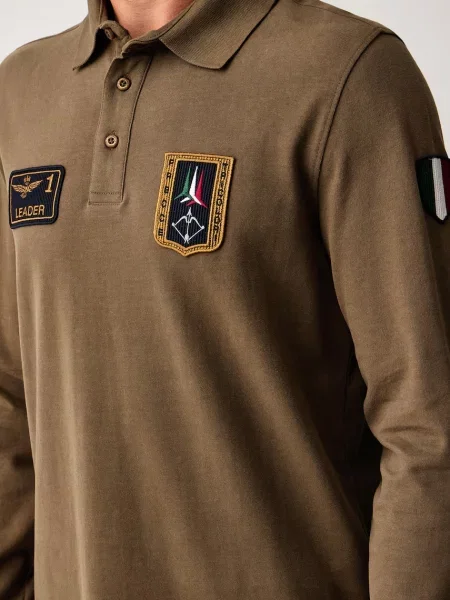 Póló Aeronautica Militare barna