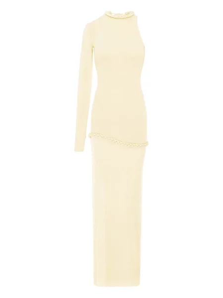 Rochie maxi Manuri de costum galben