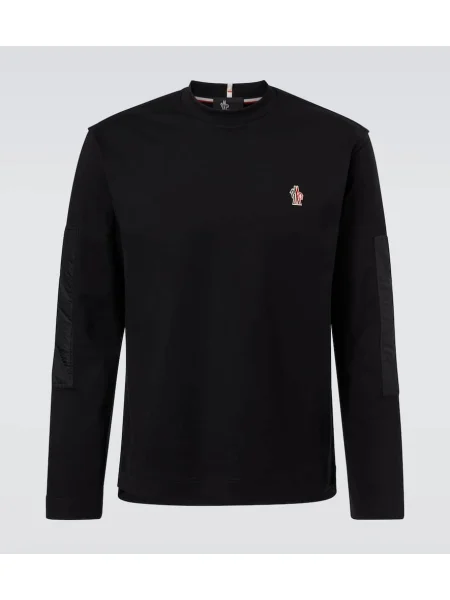 Jersey majica Moncler Grenoble črna