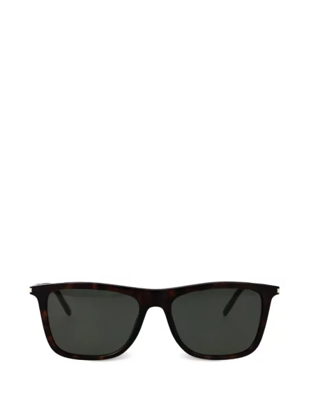 Ochelari de soare pătrați Saint Laurent Eyewear maro