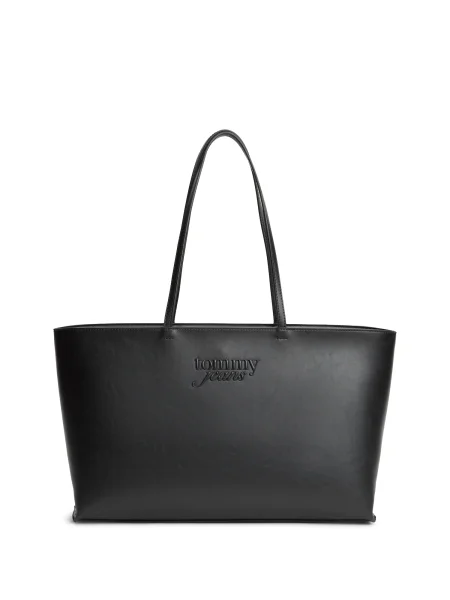 Geantă shopper Tommy Jeans negru