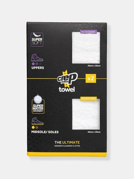 Кърпичка за обувки Crep Protect CREP Protect Ultimate Microfibre Towel 2 броя бяло