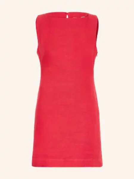 Arkitaip Sukienka Kopertowa Dahlia Z Lnu rot czerwona