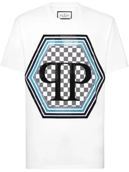 Tricou Philipp Plein alb