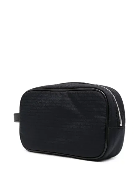Чанта Emporio Armani с принт синьо