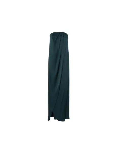 Długa sukienka maxi Max Mara zielona