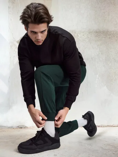 Джоггеры Sinsay зеленые