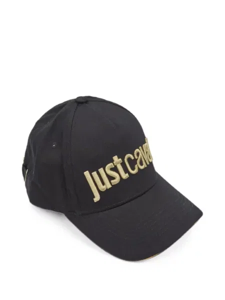 Șapcă Just Cavalli cu broderie negru