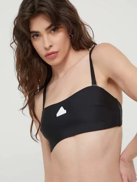 Plavková podprsenka adidas měkký košík černá