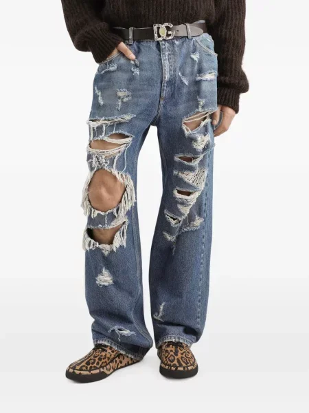 Pantaloni Dolce & Gabbana albastru