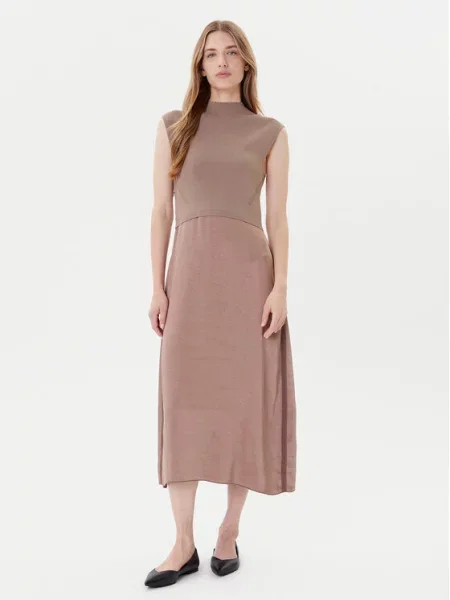 BOSS Vsakodnevna obleka Ferdolini Mornarsko modra