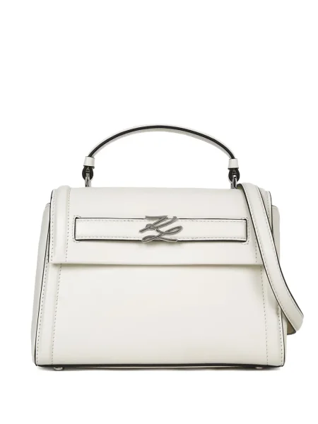 Geanta crossbody Karl Lagerfeld alb