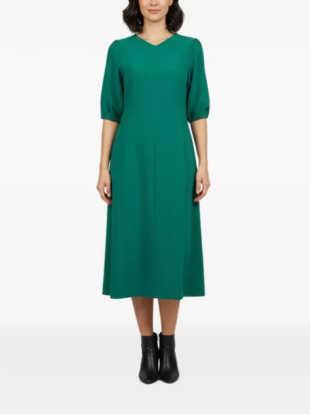 Scurt rochie midi Joseph din crep verde