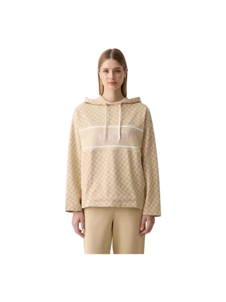 Bluza z kapturem Joop! beżowa