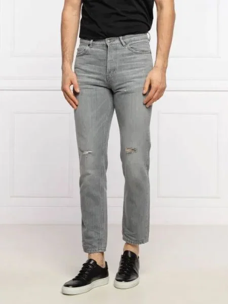 HUGO Blugi HUGO | Tapered gri