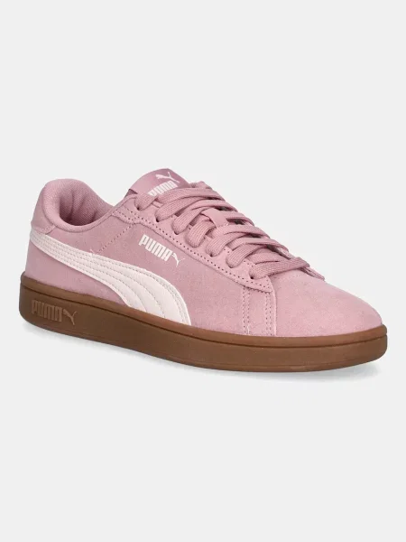 Замшеві кросівки Puma PUMA Smash рожевий