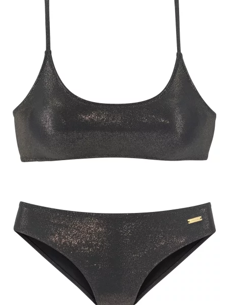 LASCANA Costum de baie două piese negru