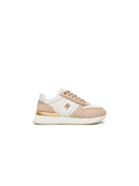 Tommy Hilfiger Sneakersy Th Fashion Runner béžová