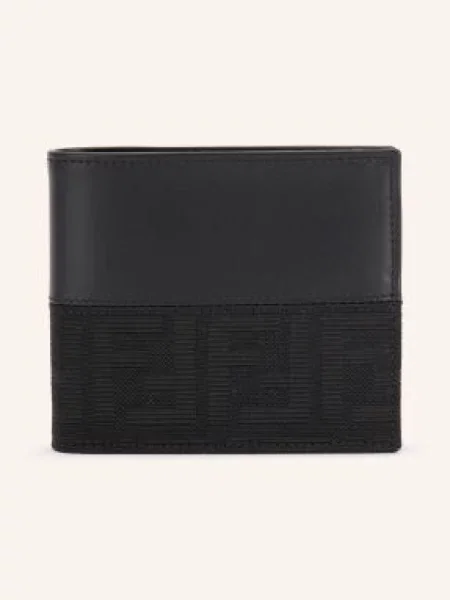 Fendi Portfel schwarz czarny