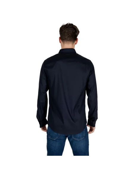 Cămașă Armani Exchange business albastru