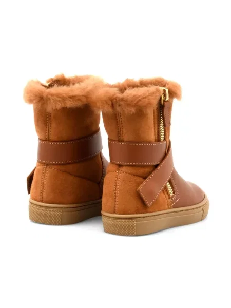 Dětské kotníkové boty Giuseppe Zanotti hnědé