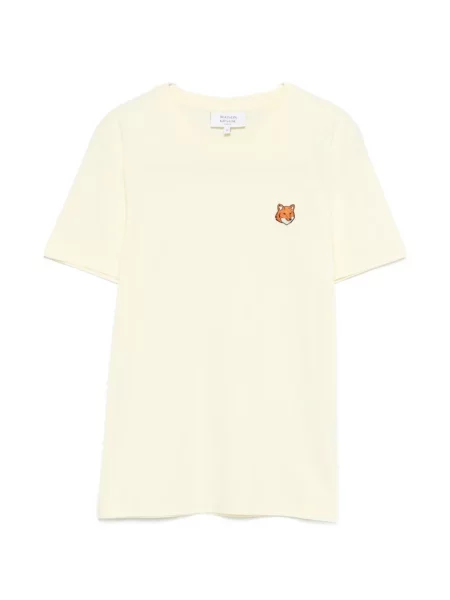 Tricou Maison Kitsune galben