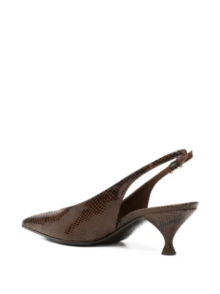 Pantofi cu toc Sergio Levantesi slingback maro
