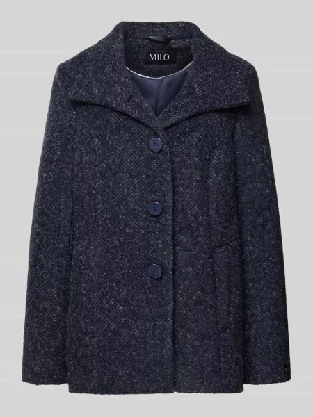 Kurtka z listwą guzikową model ‘NIA’ Milo Coats granatowa