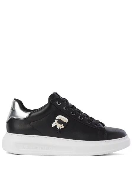 Sneakerși Karl Lagerfeld din piele negru