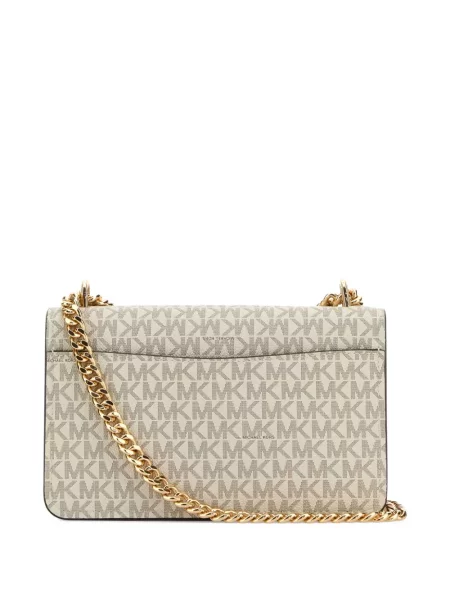 Malé baleríny Michael Michael Kors s potiskem s otevřenou patou černé