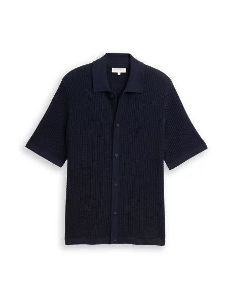 TOM TAILOR Pulover închis albastru