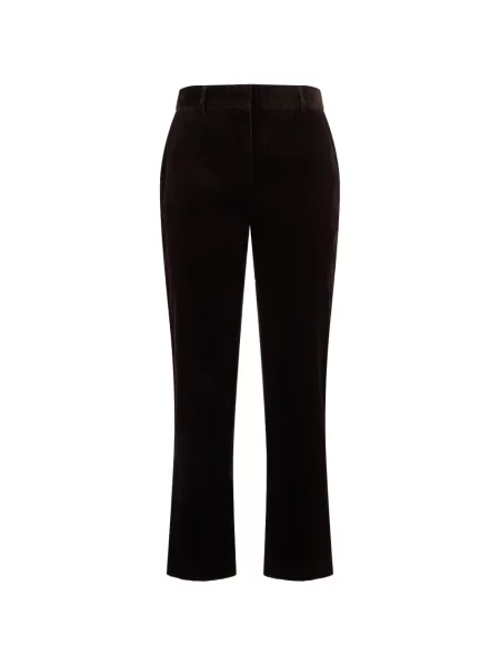 Pantaloni Moorer de catifea cord maro