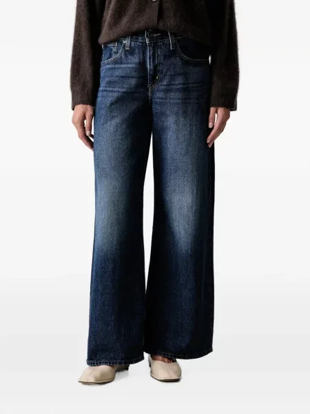 Blugi drepți Levi's® cu autograf albastru
