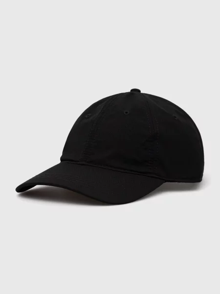 Шапка Lacoste с изчистен дизайн черно