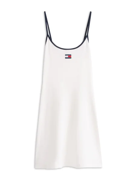 Tommy Jeans Rochie de vară bleumarin alb